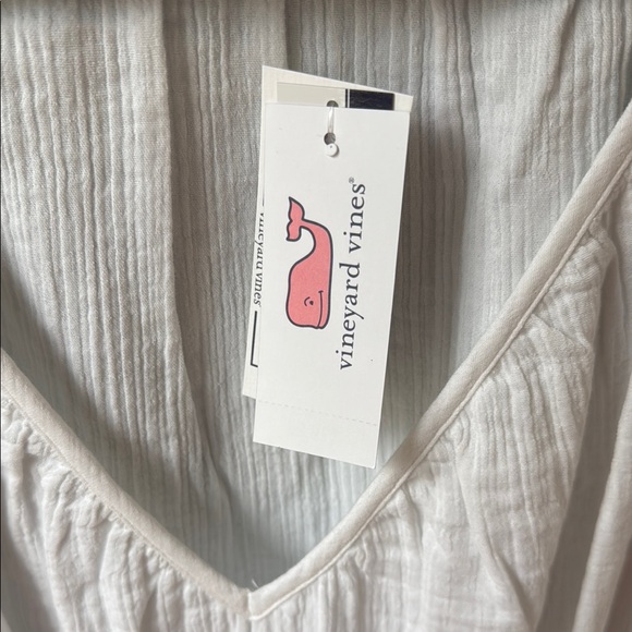 Vineyard Vines Blue and White Dip Dye Gauzy Cover-up - Picture 2 of 5